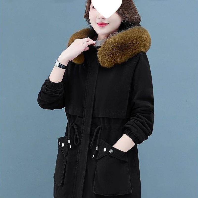 Padded Jacket Women's Short Winter Velvet Lamb Velvet Thickened Jackets
