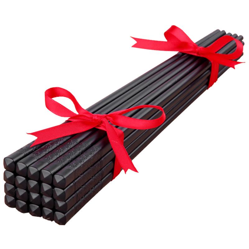 Creative Guangkuai Alloy Tableware: Stylish Non-Bamboo, Non-Steel Chopsticks for Hotel and Home Use.