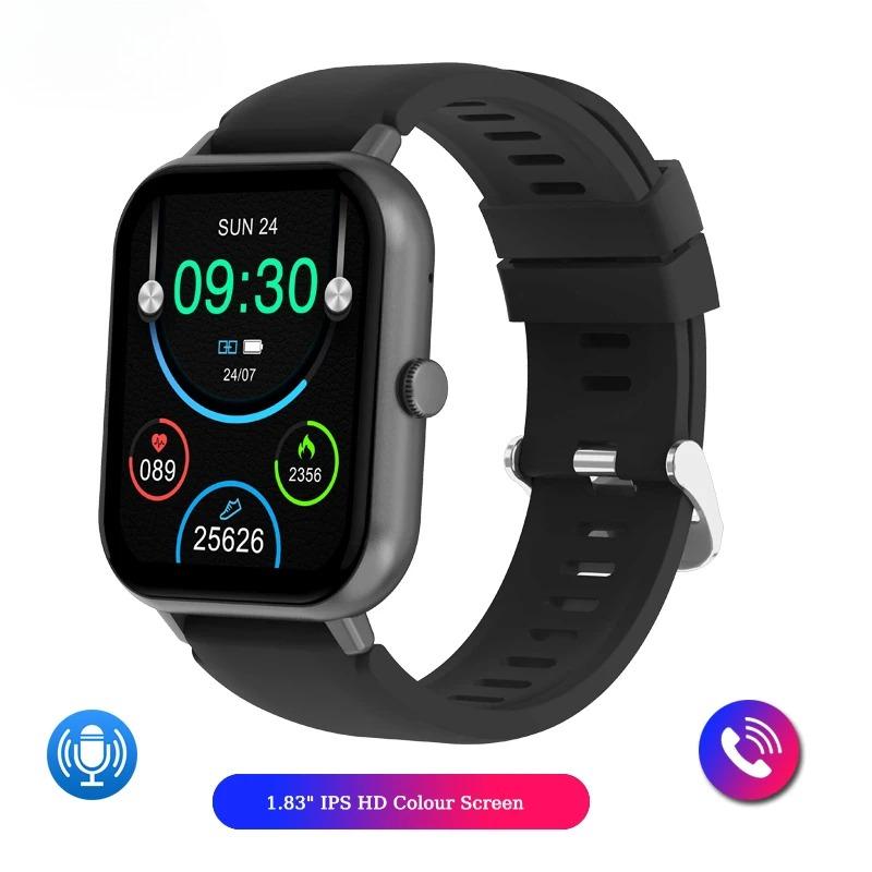 Outdoor Sports Smart Watch Men Heart Rate 100+ Sport Modes Full Screen Touch Bluetooth Call Smartwatch Android & iOS