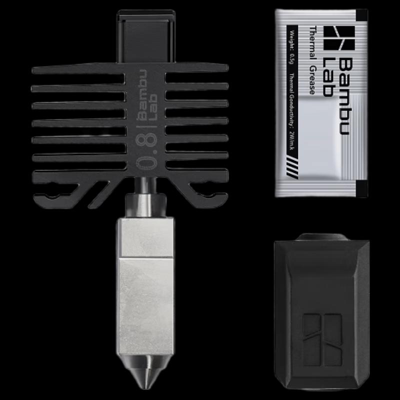 Bambu Lab X1/P1 Series Hardened Steel Nozzle Hotend Assembly