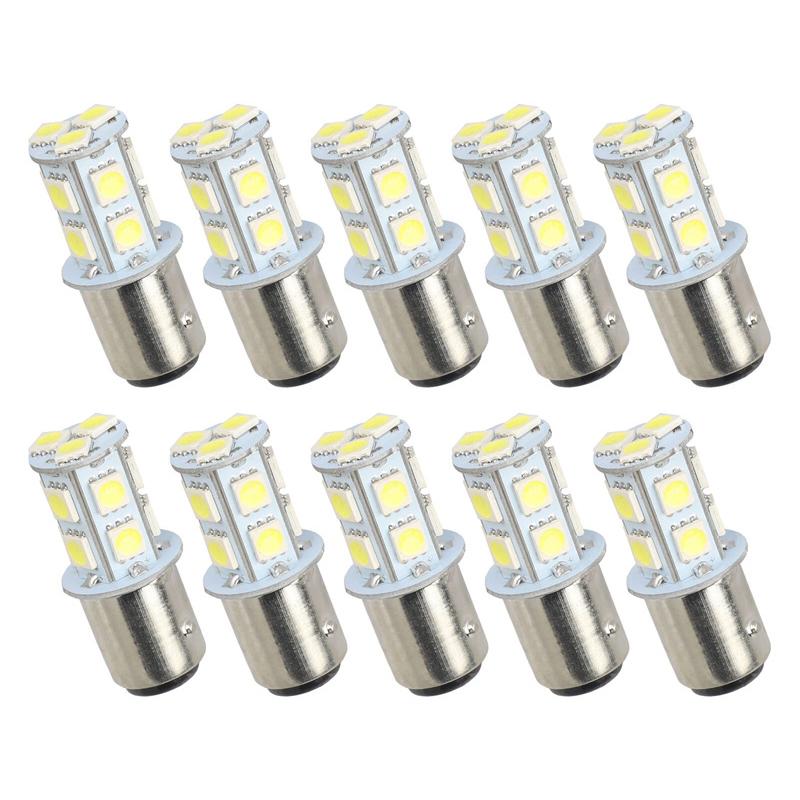 10x 1157 BAY15D P21/5W LED Car Light Bulb Brake Stop Tail Reverse Turn Signal Parking Lamp