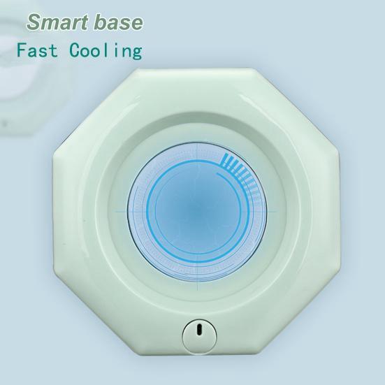 Schnellkühlbecher, einfache One-Touch-Bedienung, tragbarer elektrischer Mini-Getränke-Sofortkühler mit versenktem Stil für Bier, Saft, Kaffee