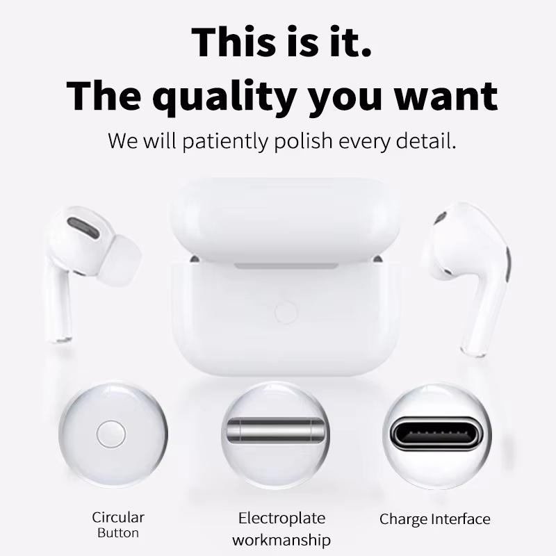 For Air pro5  Earphones TWS MaxWireless Bluetooth In Ear Earbuds Sport Noise Cancelling Headset For iPhone Xiaomi Huawei