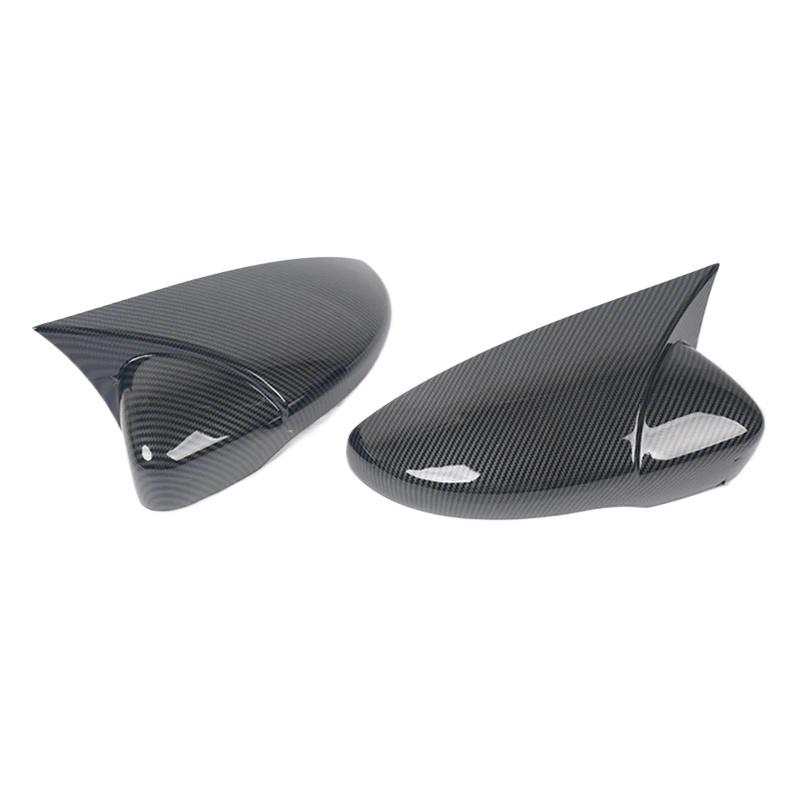 Car Upgrade For Volkswagen Beetle II A5 2011- Horn Style Rearview Mirror Cover Cap Exterior Accessories Trim
