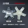 VW GTI GOLF 2026 Hot For VW VOLKSWAGEN 4pcs Wheel Center Caps for Volkswagen Passat, Lamando, Santana 2000 - OEM Style Alloy Whe