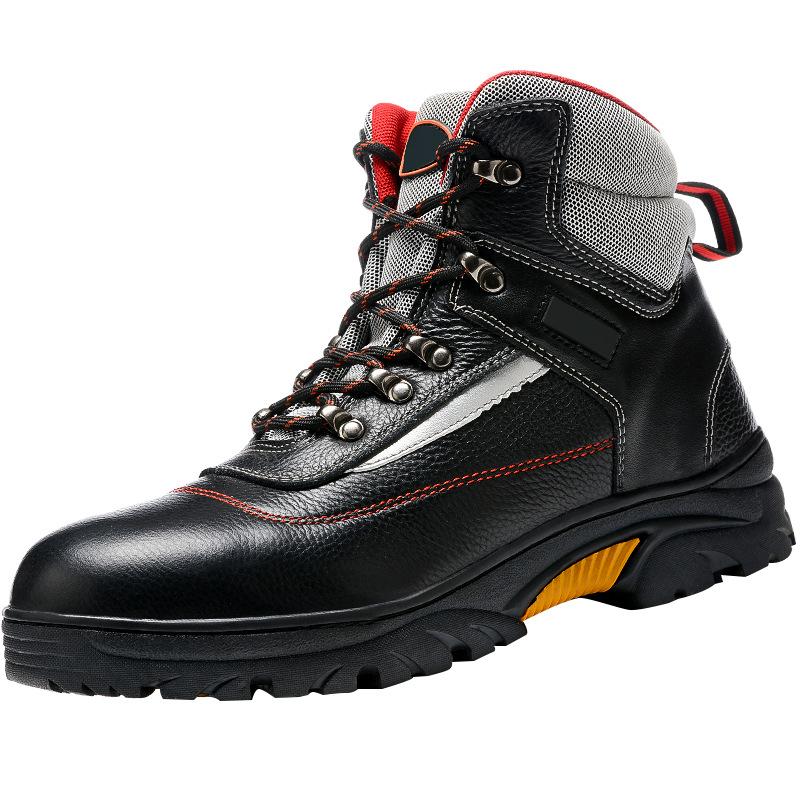 Labor Insurance Shoes, Wear-resistant Shoes, High-top Anti-smash, Anti-wear, Deodorant and Non-slip Steel Head Shoes, Safety Shoes