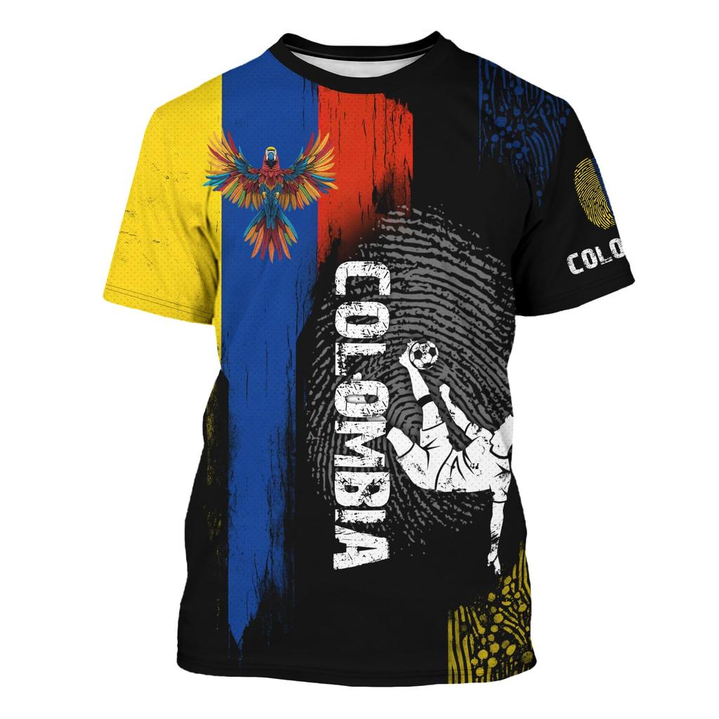 Unisex Retro Soccer Fan Jersey Lightweight Breathable Short Sleeve Football Shirt with National Emblem and Diagonal Stripe Design for Outdoor Sports