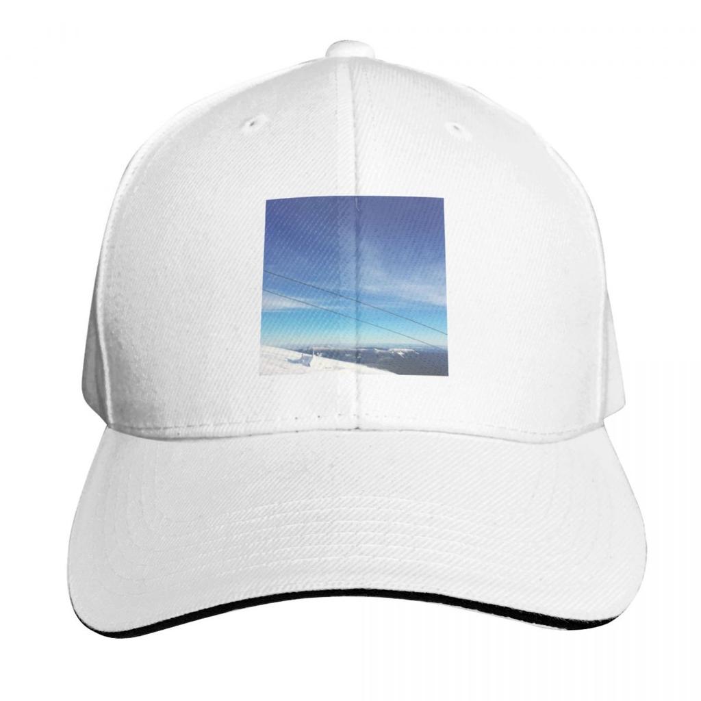 Snowy Sky Scene Baseball Cap Luxury Brand Cute Tactical Cap Hip Hop For Women Unisexs