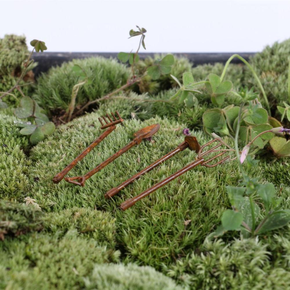 Decor Toys Micro Landscape Fairy Garden Accessories Farming Tools Dollhouse Miniature Figurines