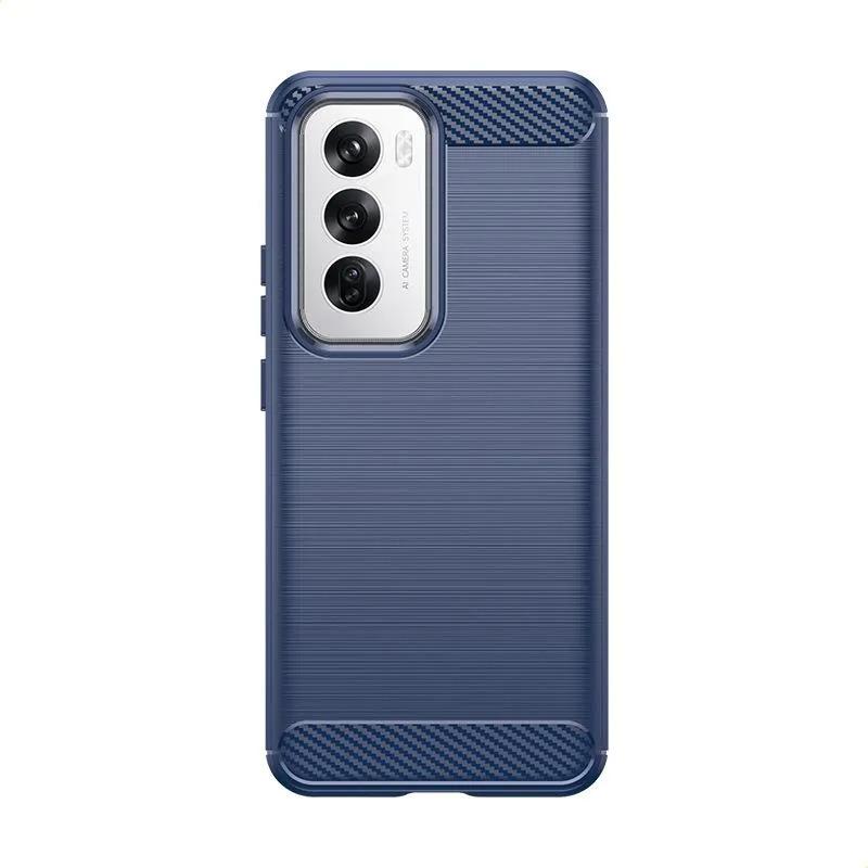 Phone Case For Oppo Reno12 ,flexible Tpu Fiber Protective Cover For Oppo Reno12