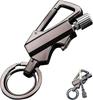 Portable Keychain Lighter with Matchs Strikes Design Keychain Matchs Lighter for Outdoor Adventure Camping Accessory