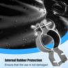 Pack of 2 Upright Clamps with Rubber Protections Adjustable Metal Clamps rusts  Resistant Clamps Upgrades for Party Decors