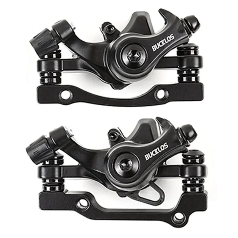 BUCKLOS Road MTB Bike Disc Brake Set IS PM Bicycle Brake Calipers Aluminum Alloy Brakes Lever with Cable 160 Rotor Cycling Parts