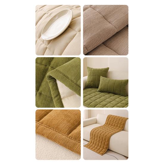 Dog Couch Cover Non-Slip Washable Sectional Couch Protector Quilted Sofa Slipcover