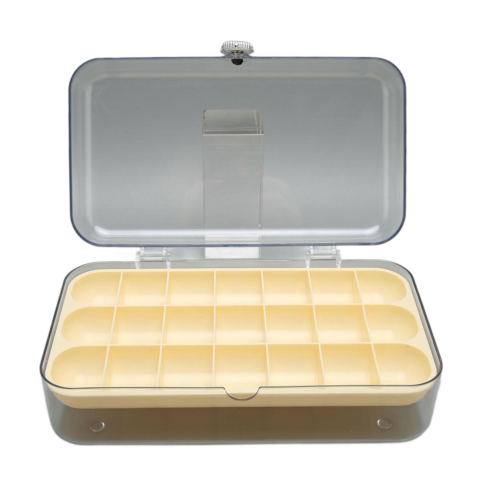 

Transparent Jewelry Box Large Capacity Rust Proof Detachable Box for rrings Necklaces