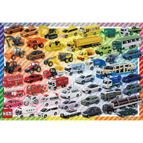 

BEVERLY [Made in Japan] Beverly 80 piece jigsaw puzzle Let s arrange Tomica by color! (26×38cm) 80-036