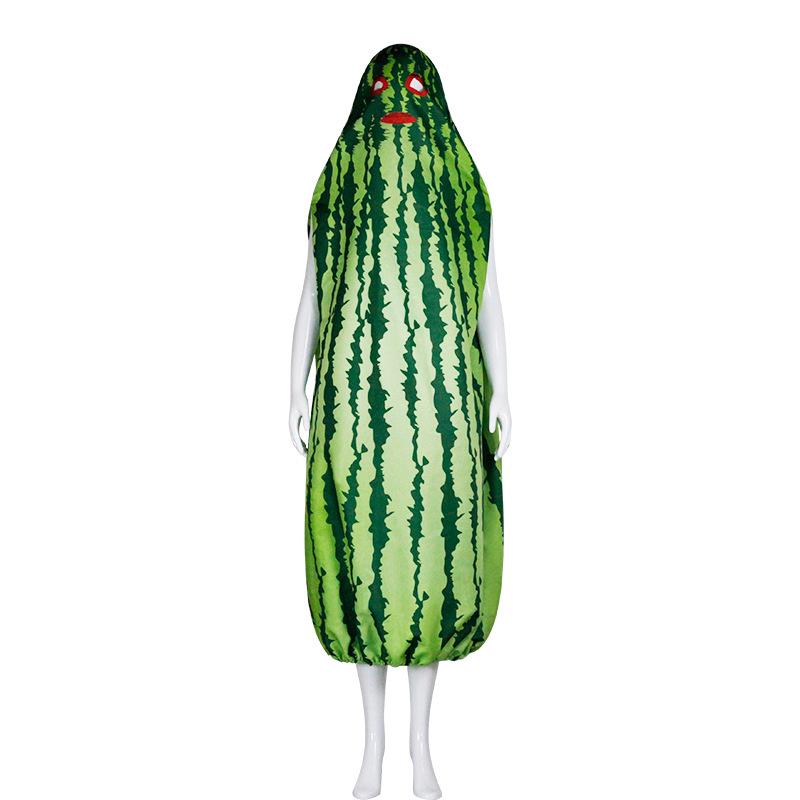 

Costume Watermelon Cosplay Stage Show Role Play Mischief Halloween Party Fashion S