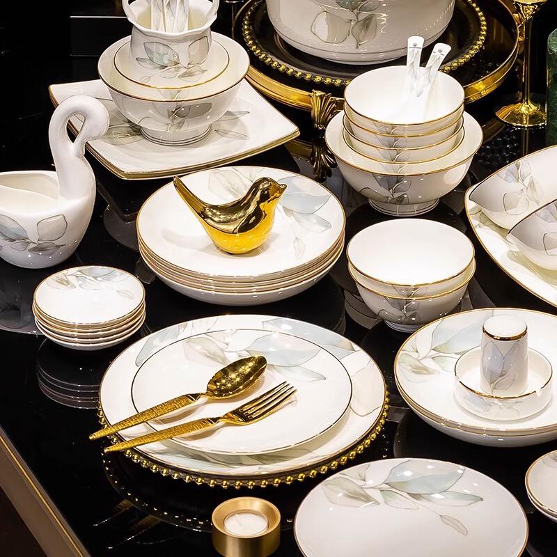 Mod Lanka Jingdezhen Keramik Geschirrset, Kollektion Frühlingsabsicht