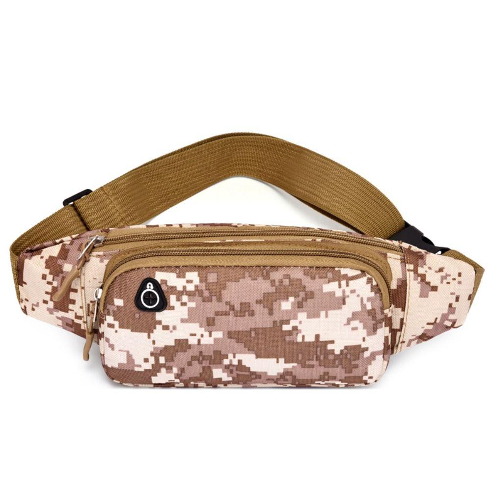 Waterproof Waist Pouch Wear Resistant Waist Bag Fanny Pack Shoulder Belt Bags Hiking