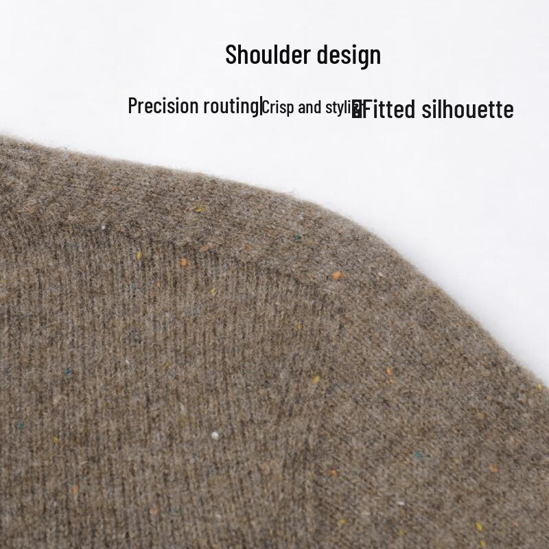 SNOWFLYING Women's Merino Wool Semi-High Neck Sweater