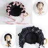 Капелюх-бонет Ligwon Lolita Maid з мереживом та волоссям, Морі Готік, Маленький шкільний капелюх для чайної вечірки, Капелюшок, Капелюх, Стрічка, Аксесуар, Дівчинка, Лоліта, Принцеса, Лялька, Обличчя,