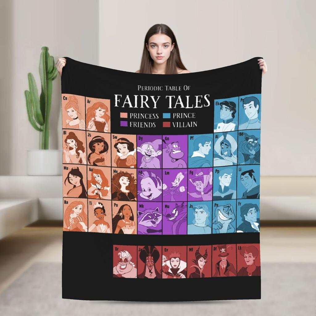 Flounder Sebastian and Ariel Wool Blankets Little Mermaid Vintage Throw Blankets for Home Hotel Sofa 200x150cm Rug Piece