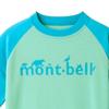 MONTBELL Kids T-Shirt Shoulder Seam Round Neck Long Sleeve Blue-Green  Kids'