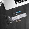 PCIe 5.0 To M.2 NVMe Adapter Card for 2230/42/60/80/110 SSD M. 2 NVME SSD To PCIe X4 Adapter Expansion Card (Not for SATA NGFF)