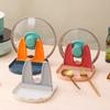 Multi-Functional Reversible Kitchen Shelf Pot Lid Holder Chopstick Storage Rack