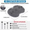 Shower Foot Scrubber Mat (Gray)