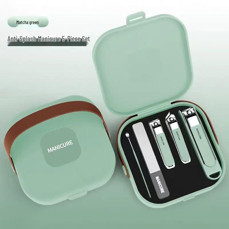 8-Piece Anti-Splash Nail Clipper and Manicure Set for Men and Women