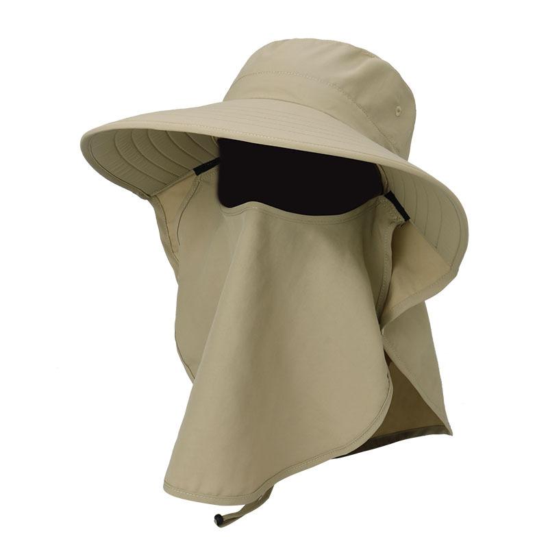 Outdoor Sun Protection Hat Summer Women's Breathable Sun Hat Neck Protection Insect Protection UV Protection Fishing Hat Big Brim Bucket Hat
