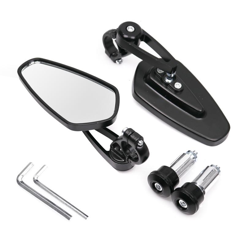 Universal Motorcycle Modified Rearview Mirror Retro Handle Reverse Mirror Reflector 22MM Handlebar Mirror Motorcycle Equipments