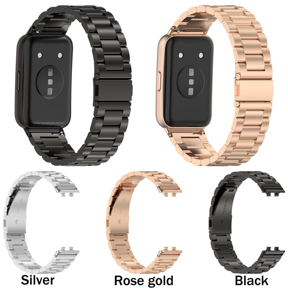 Stainless Steel Strap for Huawei 11/11Pro/11 NFC/11Pro NFC Stainless Steel Watch Strap Replacement Metal Replacement Strap Sports Band