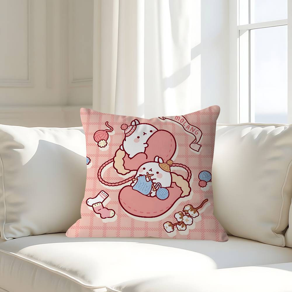 Наволочка M-Molang Съемная Моющаяся Наволочка – Всесезонный Мягкий Лен 16x16Inch