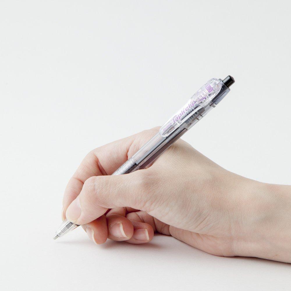 Zebra TapliClip Ballpoint 10 Oil-Based Pen, 1.6mm, Black, Pens, B-BNU5-BK