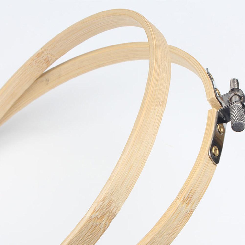 12Pcs Bamboo Embroidery Hoop 10Cm Circle Frame DIY Cross Stitch Craft Tool for Decoration Needlework Embroidery Hoop