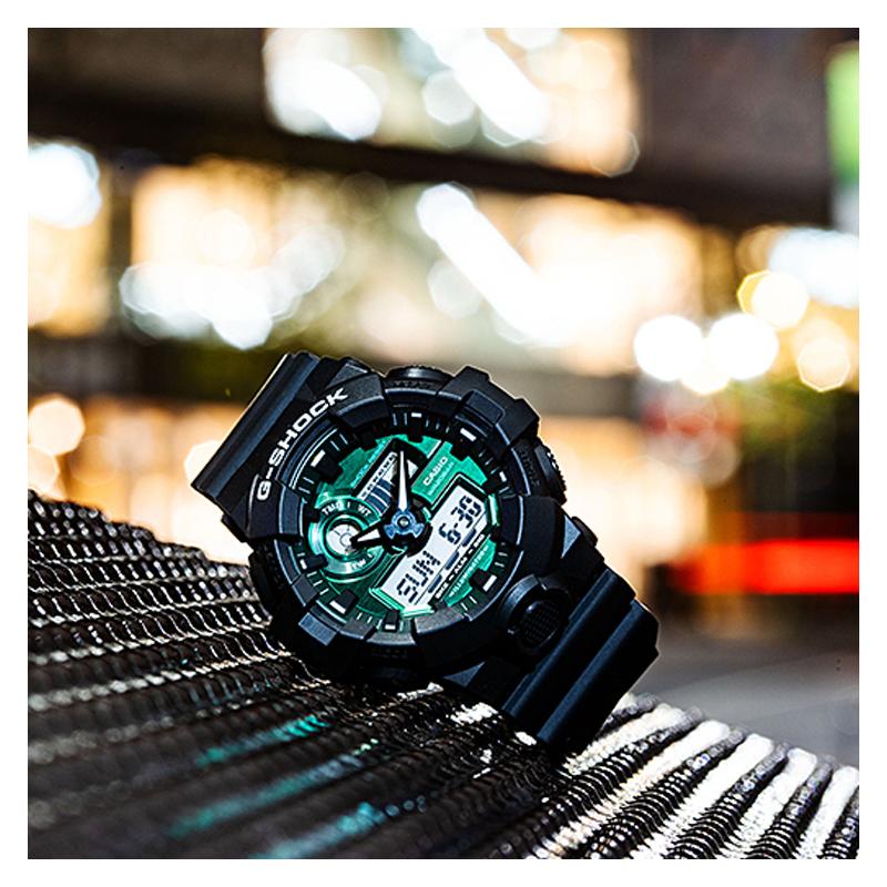 Casio G-SHOCK YOUTH serisi kafa kafaya serisi spor klasik trend saat darbeye dayanıklı ve su geçirmez kuvars mekanizma Japon ve GA-700MG-1APR-kişi