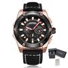 MEGIR Men's Watches Top Brand Luxury Casual Sports Wristwatch Leather Strap Quartz Male Clock Chronograph Relogio Masculino 2122