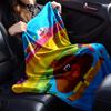 Hey Duggee Theme Printed Blanket - Perfect for Couch, Bed, Travel & Outdoor Use | Machine Washable, Cozy & Durable.