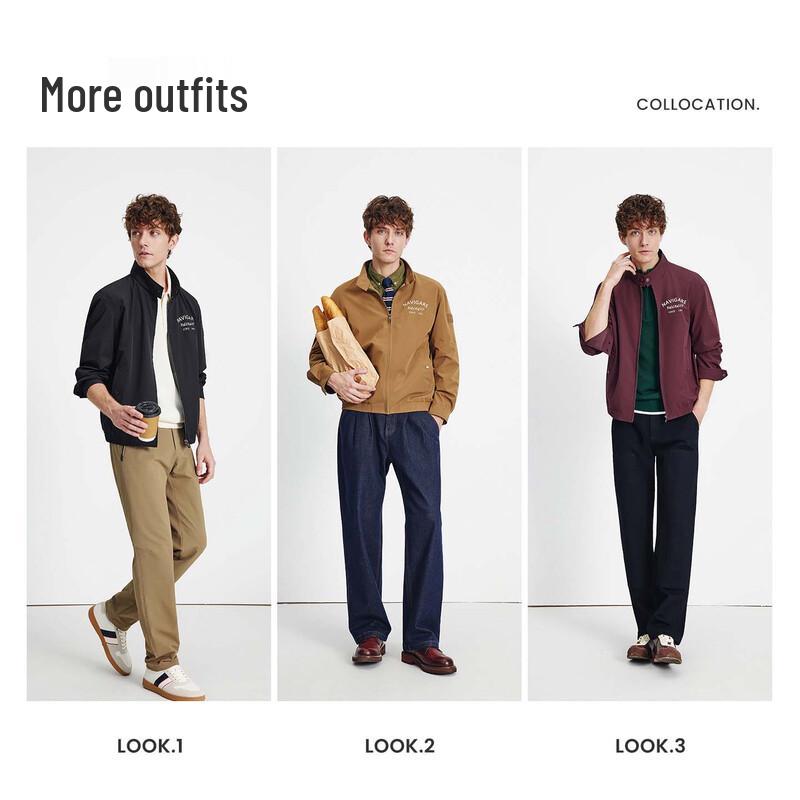 Navigare Men's Stand-up Collar 3-Proof Jacket