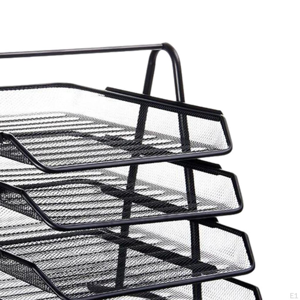 Desktop File Organizer Document Holder Letter Tray for Business Classroom