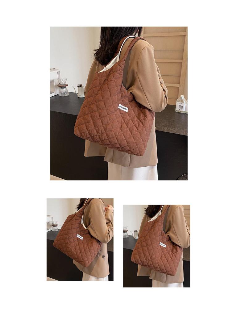 Podzim Zima Velkokapacitní Crossbody Kabelka - Jednoduchý Ležérní Studentský Dojížděcí Styl