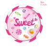 Sweet Candy Theme Party Disposable Tableware Pink Lollipop Plates Cups Napkins Kids Girls Happy Candy Birthday Party Supplies
