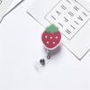 JESJELIU Flower Retractable Nurse Chest Badge Reel Clip Holder Students Doctor Work ID Card Holder Keychain Gifts Accessories