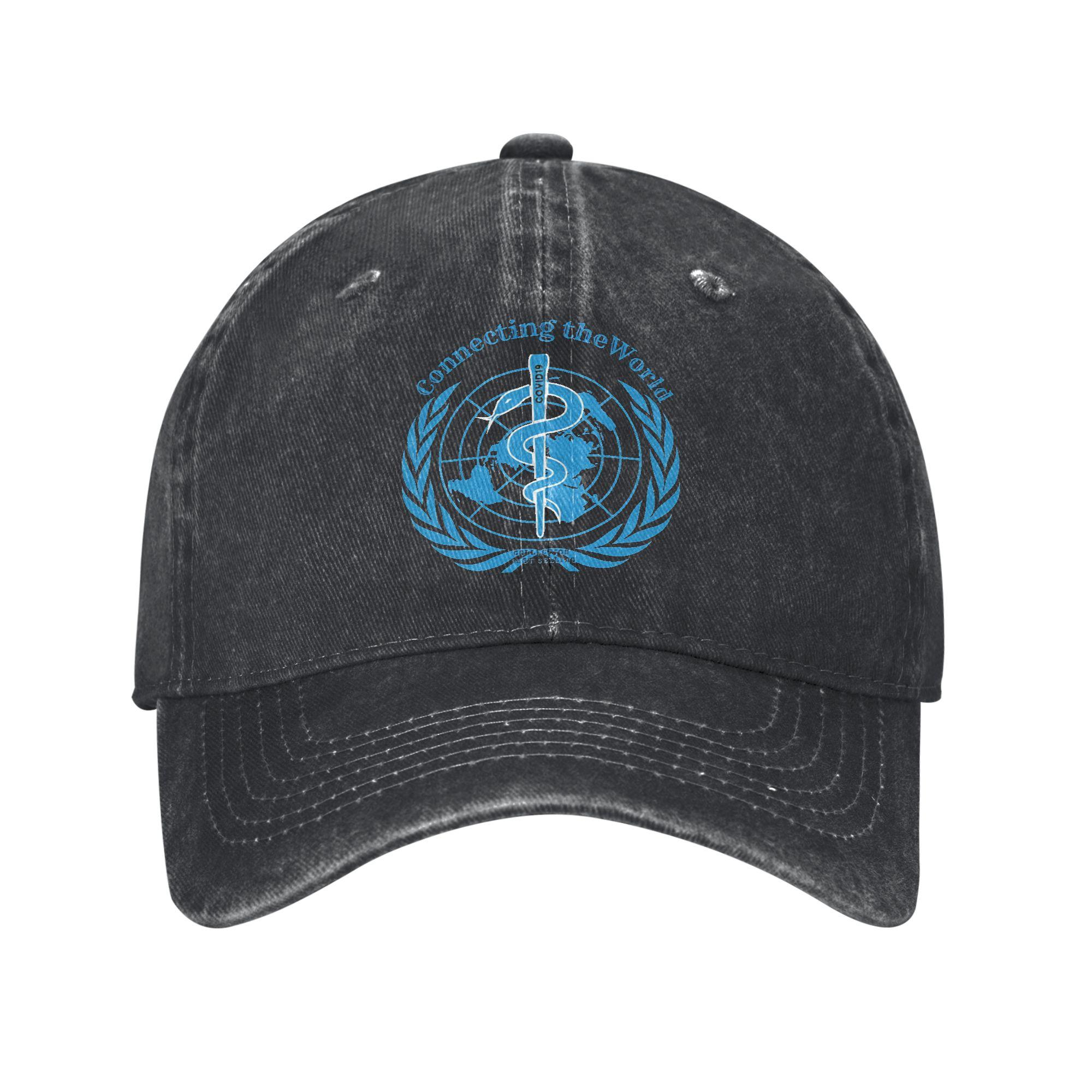 WHO Super Earth  Washed Baseball Cap  Vintage Sun Trucker Hat Spring FeUnisex Unisex Outdoor Sports Baseball Caps One Size
