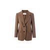Langzi Retro Maillard Waist-cinching Blazer