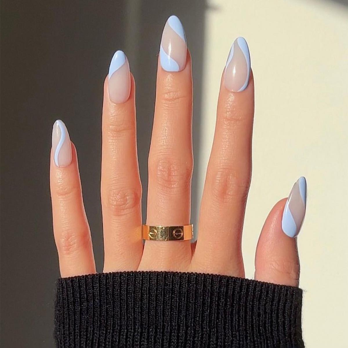 

French Line Nail Art Wearable Nail Pieces