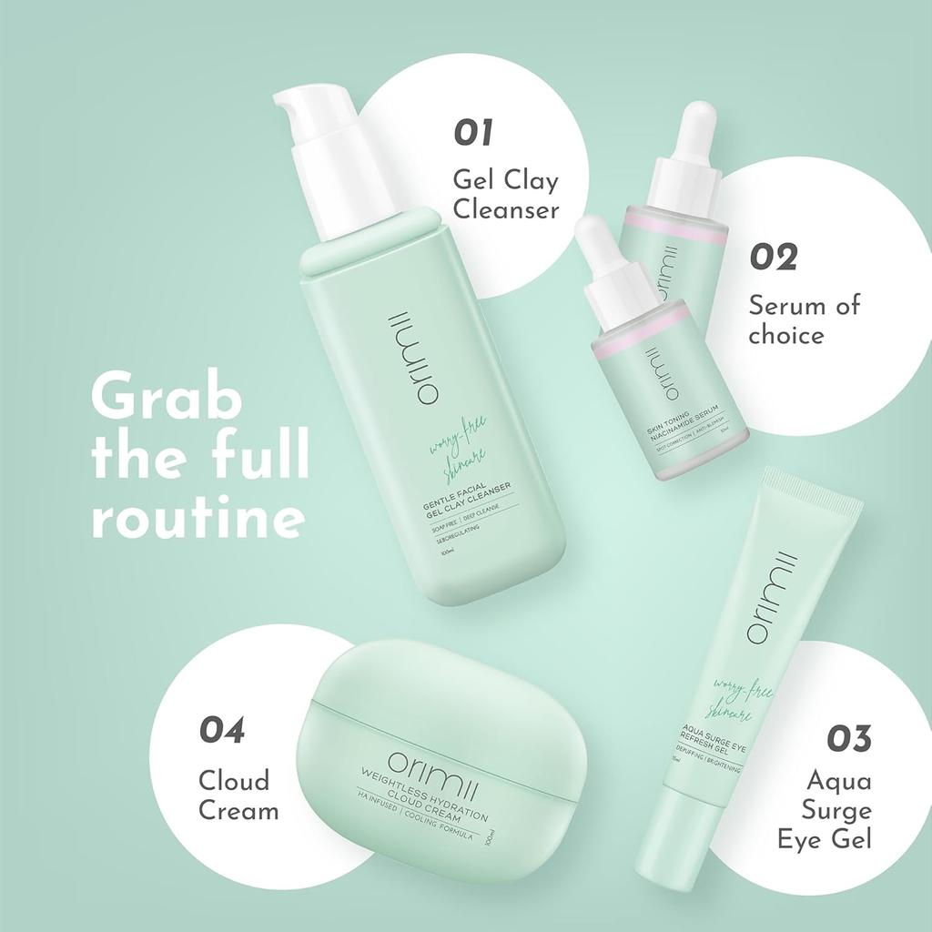 Orimii Oční krém 15ml Balení na Tmavé kruhy Otoky Redukce Vrásek Gelový základ