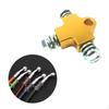 3 Way Brake Oil Hose Connector, Bracket, Modified Triple Adapter for ATV And Off-Road
